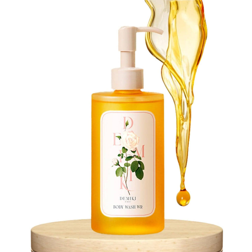 Body Wash Women Moisturizing Sensitive Skin, White Rose Scent Shower Gel Body Wash for Women, Winter Hydration Care, Sulfate-Free, Paraben-Free, Dye-Free, 10 Fl Oz