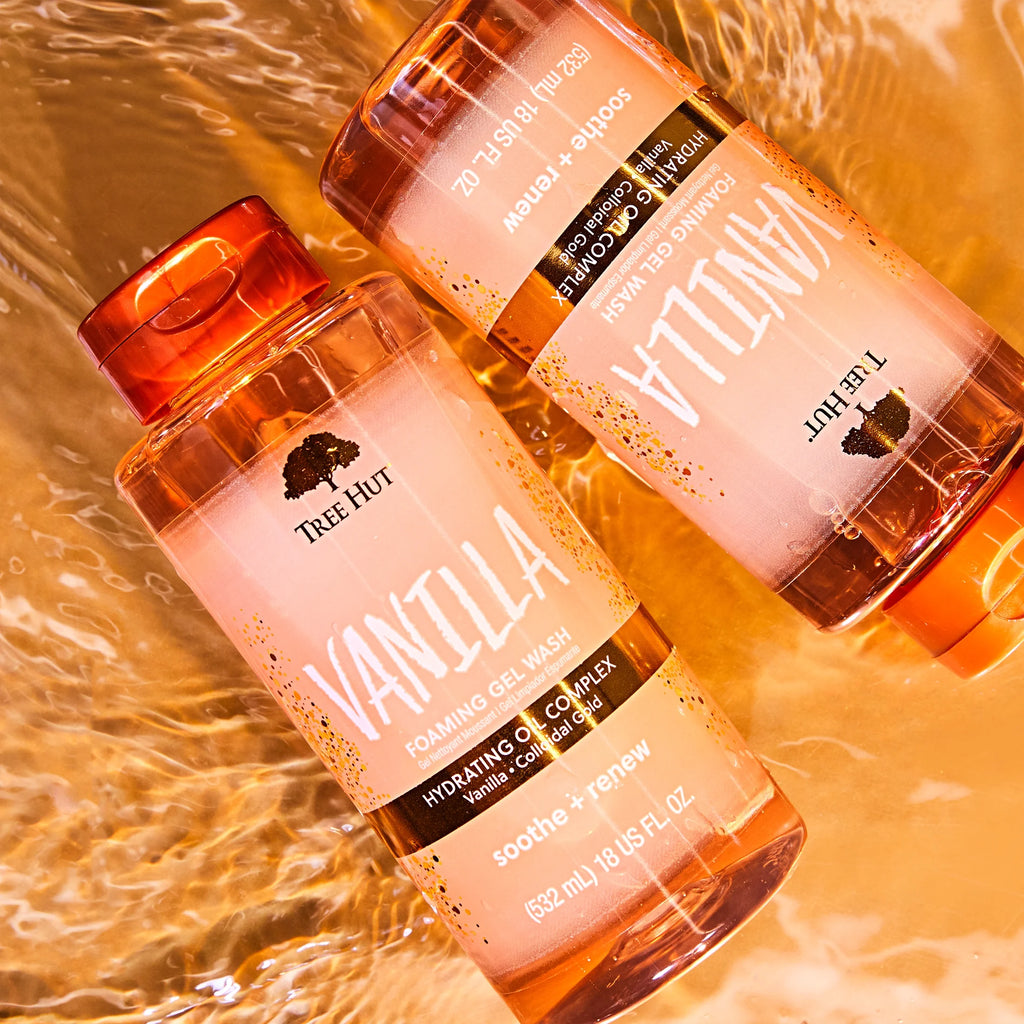 Vanilla Soothing Foaming Gel Body Wash, 18 Fl Oz