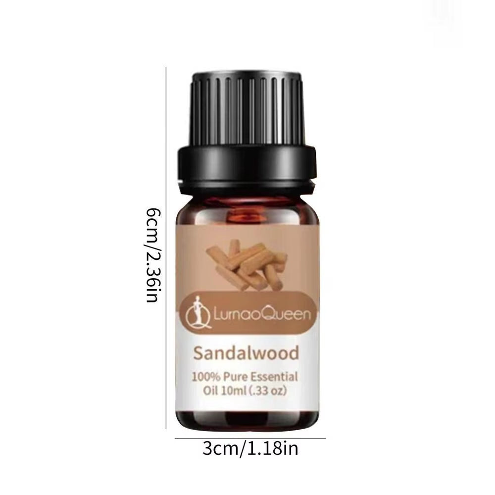 Organic Essential Oil Aromatherapy Essential Oils Bergamot Sandalwood Lemongrass Peppermint Essential Oil for Diffusers Sleep