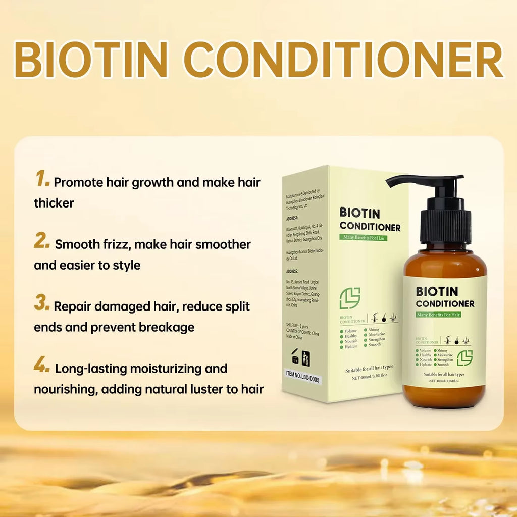 Biotin Shampoo and Conditioner Set for Hair Growth and Thinning Hair Thickening Formula for Hair Loss Treatment for Men Women