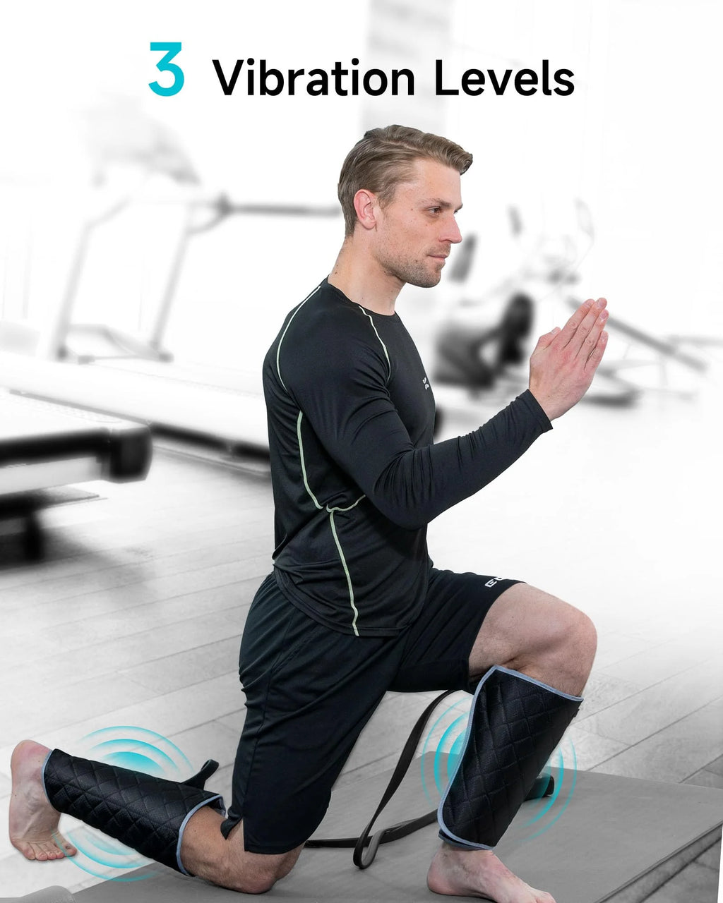 Leg Massager for Circulation,Leg Arm Calf Air Compression Massager with 6 Modes, 2 Heating Levels, 3 Intensities and 30Min Auto-Off, Gift for Women Men