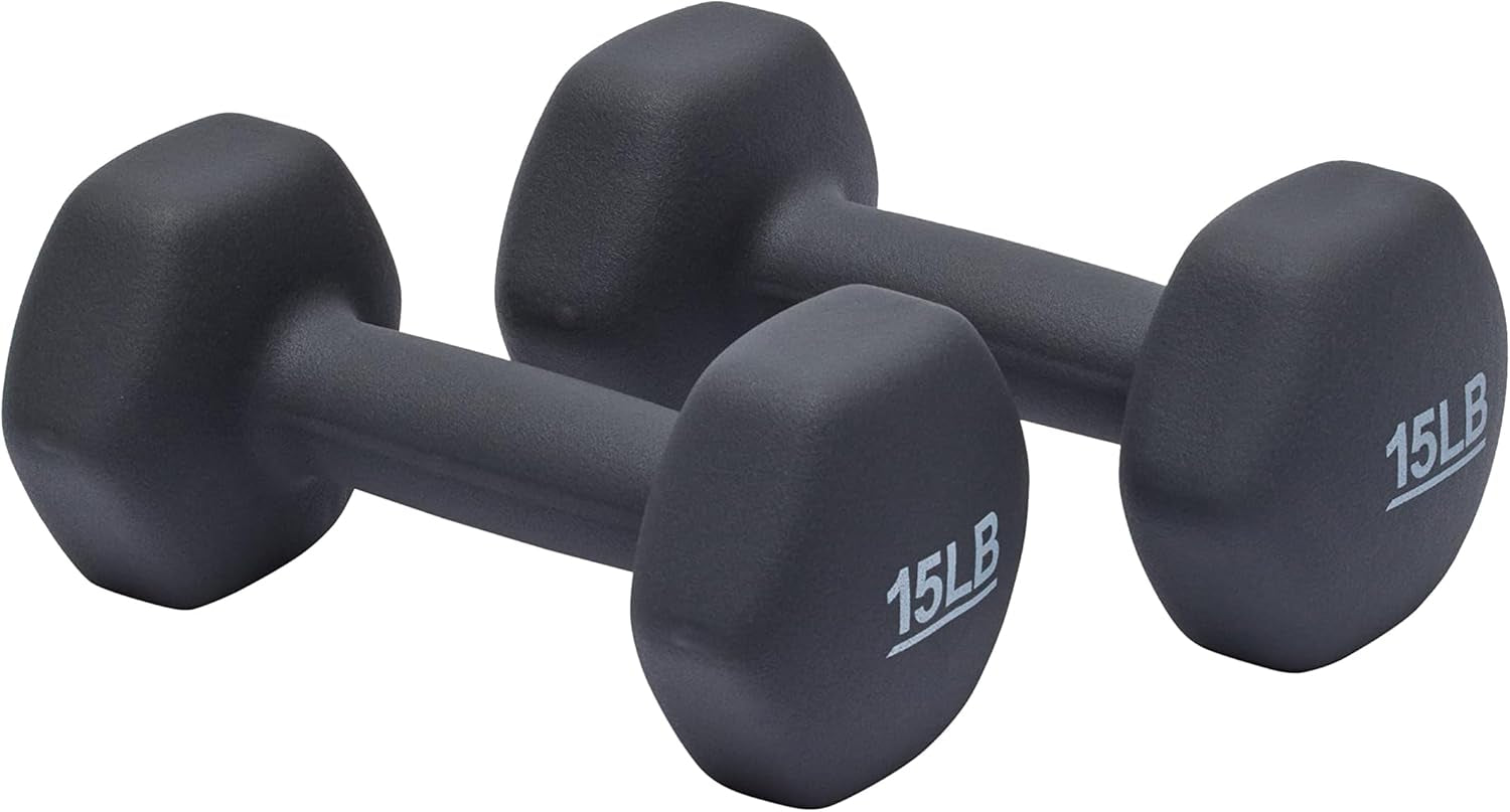 Neoprene Dumbbell Hand Weights for Exercise and Muscle Toning