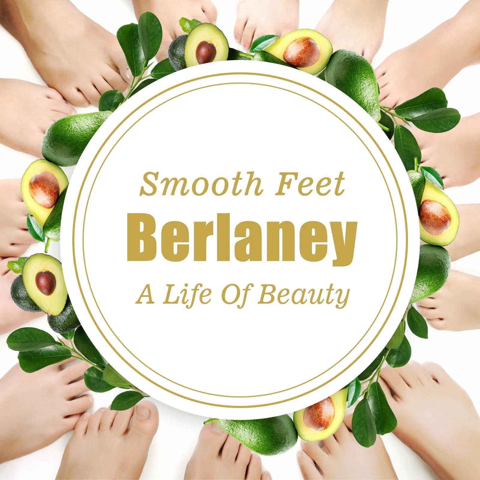 Berlaney Moisturizing Foot Mask with Shea Butter, Moisturizing Foot Mask for Dry and Cracked Feet, Dry Skin Moisturizer for Soft and Smooth Feet