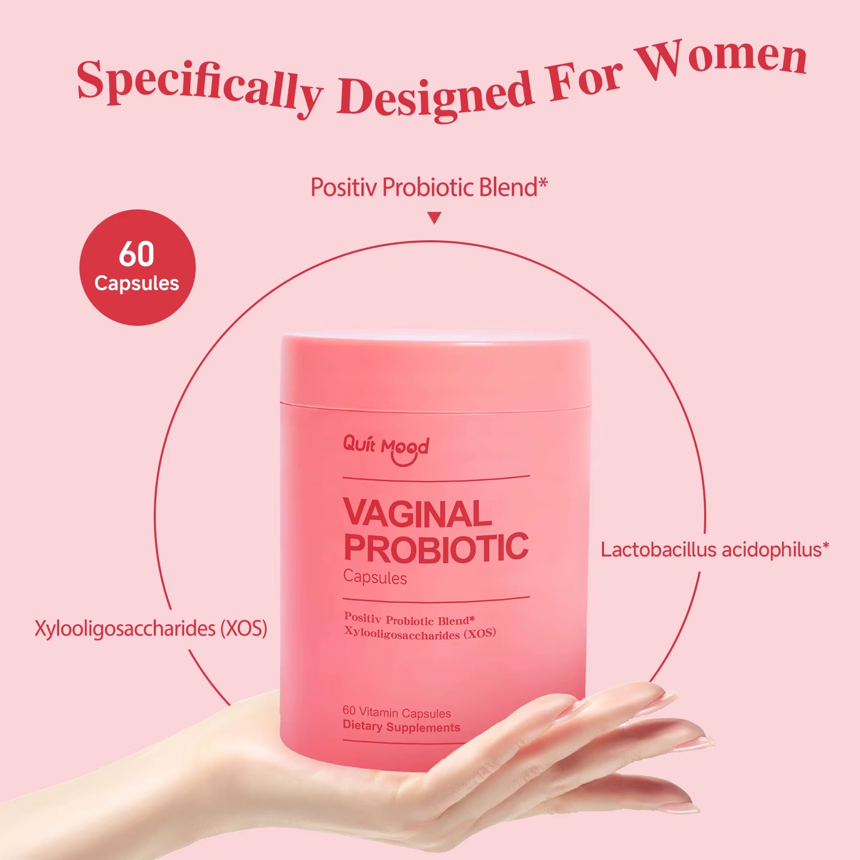 Probiotics for Women PH Balance with Probiotics and Lactobacillus Probiotic Blend - Women'S Health Supplement