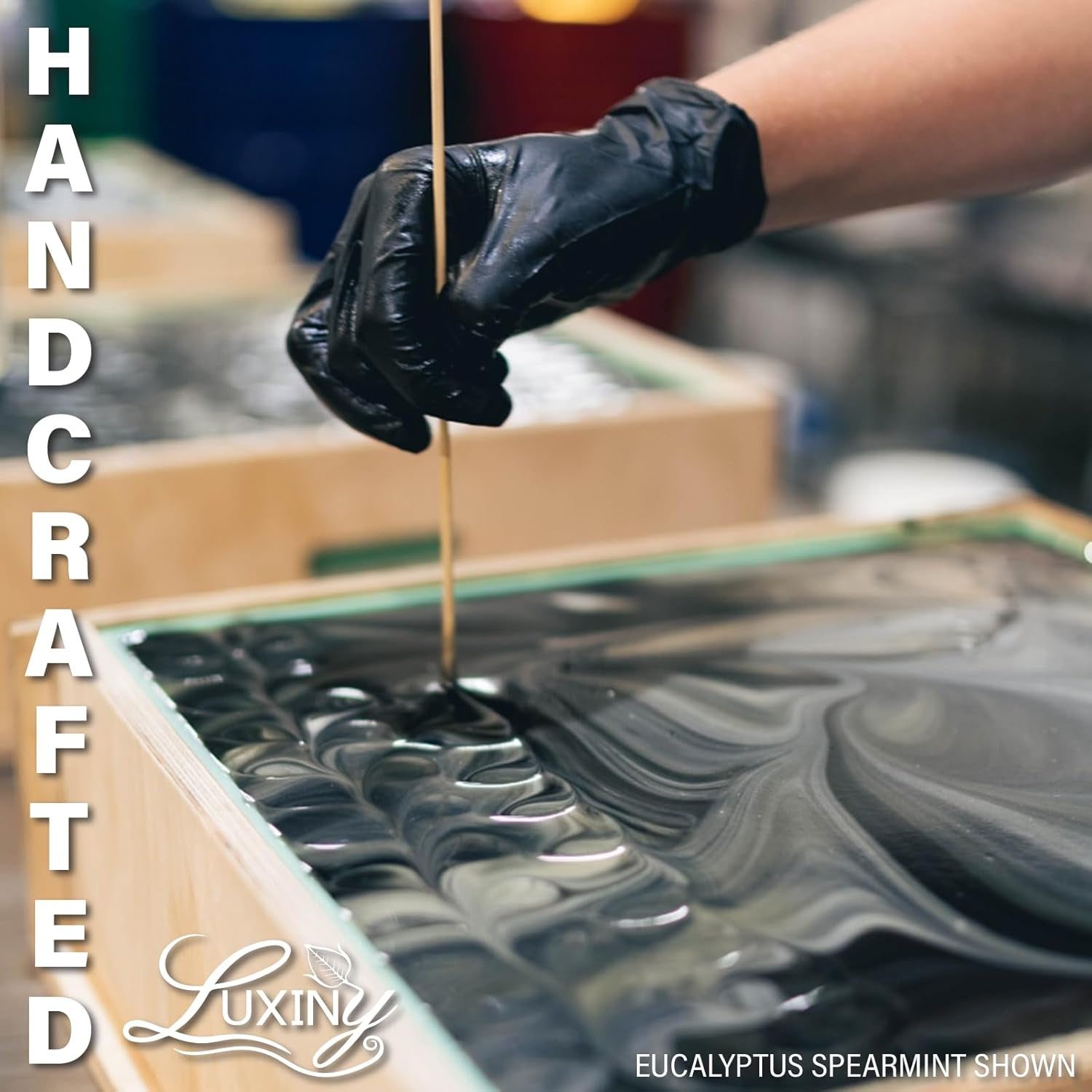 Orange Patchouli Handmade Soap Bar for Bath and Body Is Palm Oil Free, Moisturizing Natural Vegan Castile Soap with Essential Oil for All Skin Types Including Sensitive Skin (3 Pack)