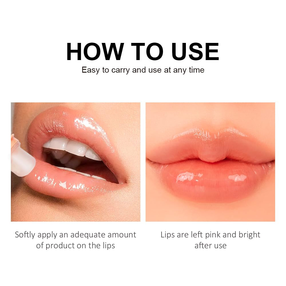 Lip Glowy Balm, Plumping Lip Gloss, Moisturizing Lip Balm, Lip Gloss, Lip Sleeping Mask, Lip Mask, Lip Glow Oil, Long Lasting Repairing Lightening Lip Lines (Grape)