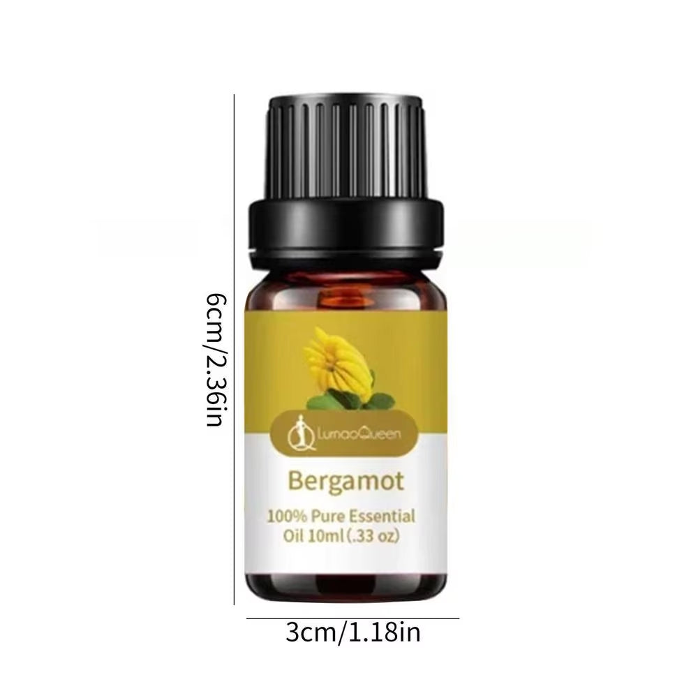 Organic Essential Oil Aromatherapy Essential Oils Bergamot Sandalwood Lemongrass Peppermint Essential Oil for Diffusers Sleep