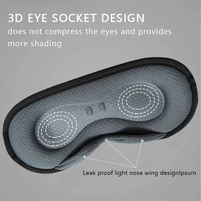 3D Eye Protection Steam Eye Mask Electric Heating Hot Intelligent Heating Sleep Shading USB Connection
