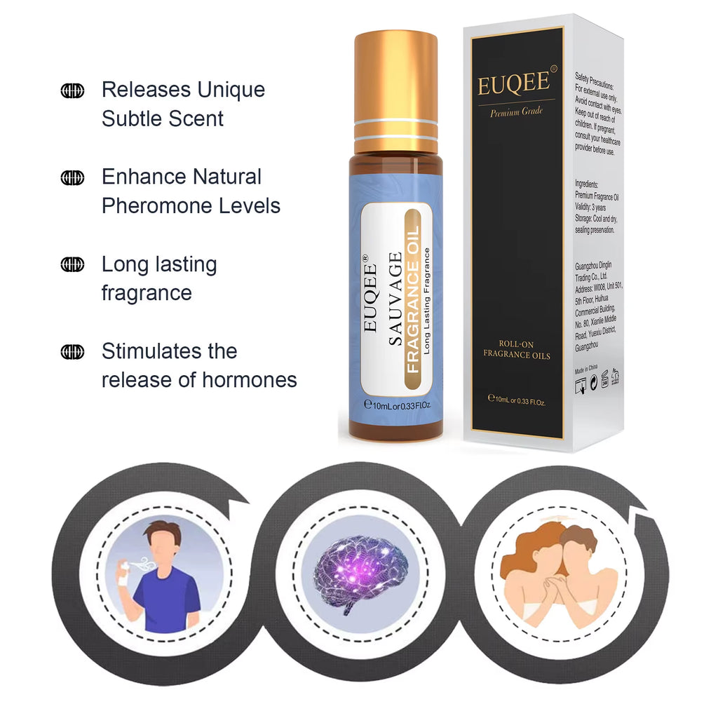 10Ml Men'S Roll-On Fragrance Oil for Car Diffuser Aromatherapy Green Tea Leather Amber Romance Aroma Essential Oils