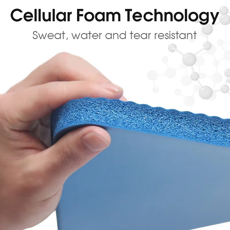 Thick Yoga Mat Yoga Knee Pad Cushion Anti-Skid Sports Fitness EVA Comfort Foam Mat for Exercise Yoga and Pilates Gymnastics Mat