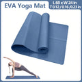 Yoga Mat Pilates Fitness Mat 3/4/6Mm Thicknes Non Slip Yoga Cushion Travel Fitness Exercise Pad for Women Home Gym Floor Workout
