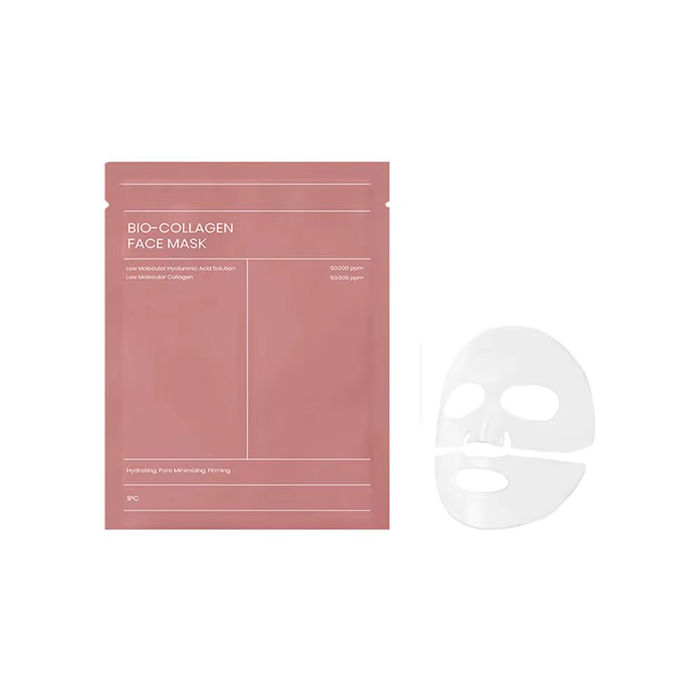 4/1Pcs Bio Collagen Facial Mask Deep Moisturizing Mask Shrink Pores Hydrating Refreshing Brightening Face Skin Care Products