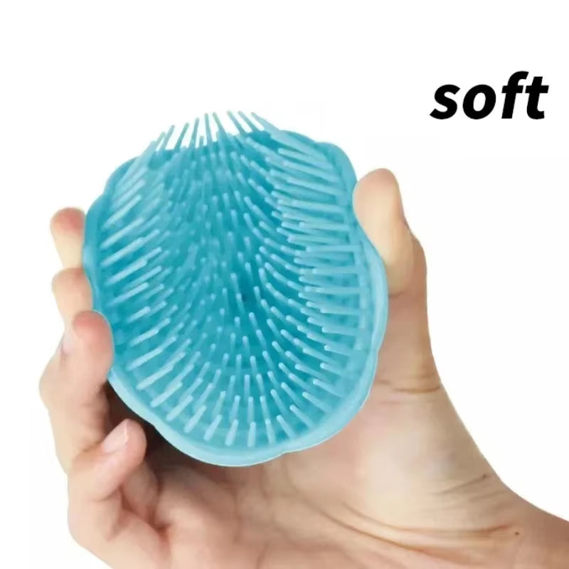 1Pcs Black Hair Comb Scalp Massagers round Comb Women Men Shower Brush Hair Scalp Shower Wash Clean Hair Tool Brush