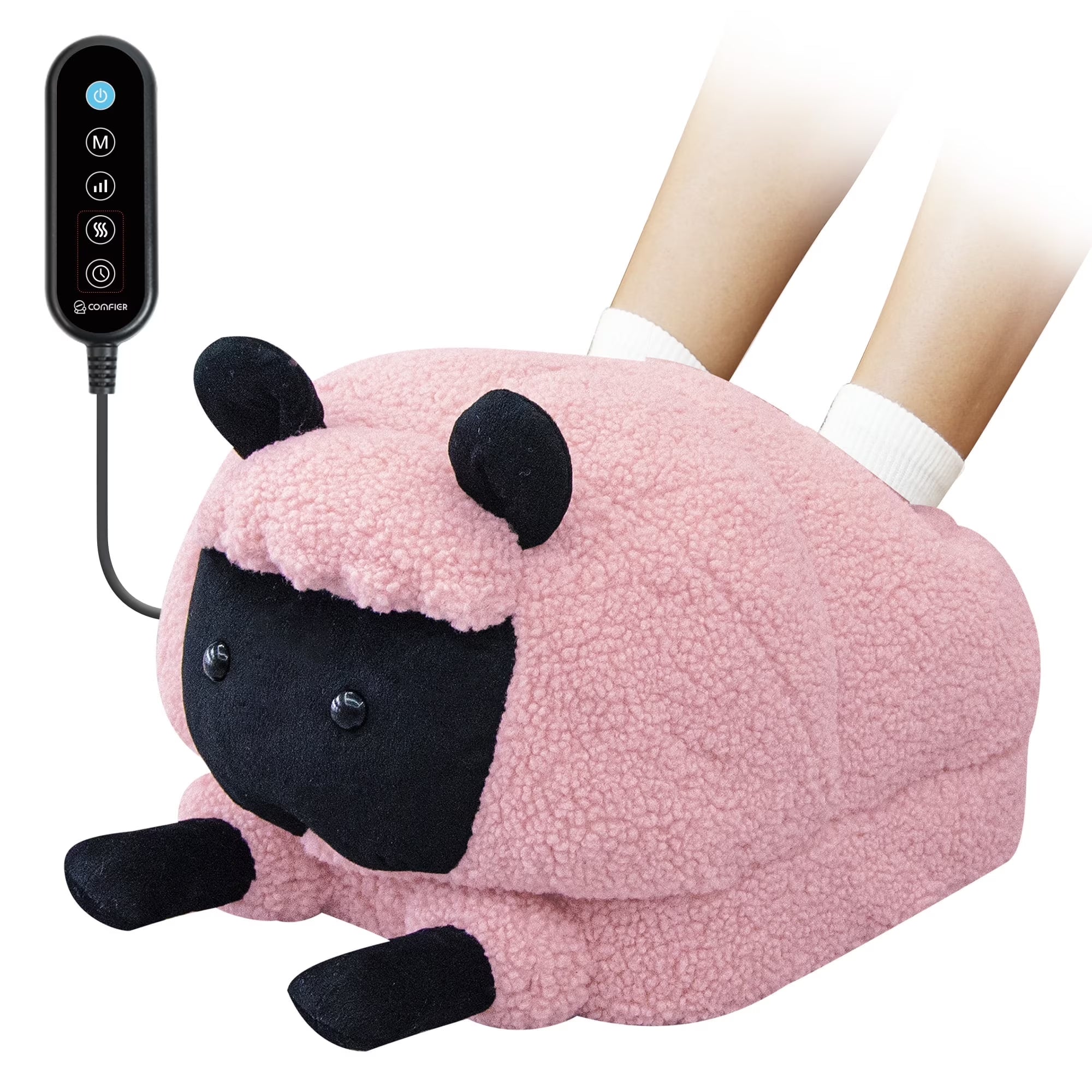 Shiatsu Foot Massager with Heat, Animal Foot Warmer for Tired Blood Circulation, Gifts