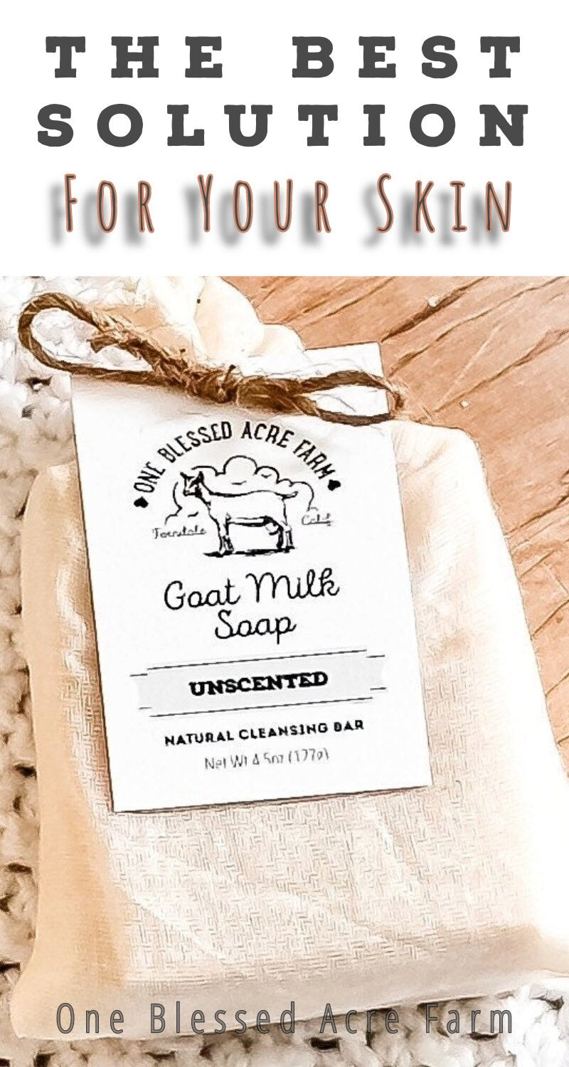 Unscented Goat Milk Soap Handmade Bar Gift for Bathroom Natural Care Shower Soap Fragrance Free Facial Skincare for Women Basket Gift Box