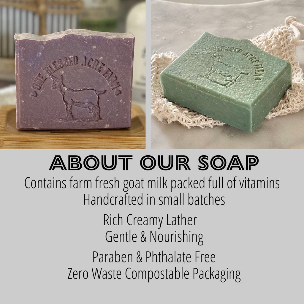 Unscented Goat Milk Soap Handmade Bar Gift for Bathroom Natural Care Shower Soap Fragrance Free Facial Skincare for Women Basket Gift Box