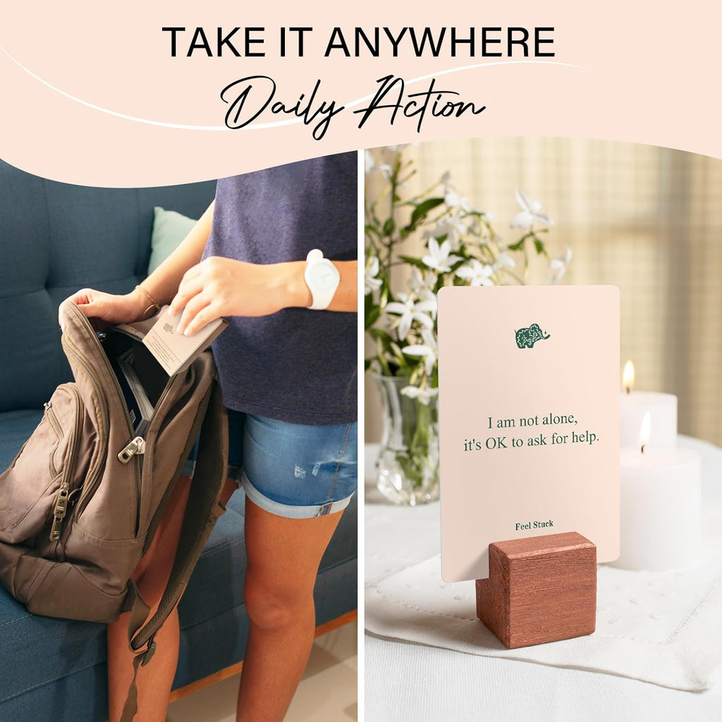 Affirmation Cards for Women, 120 Positive Affirmation Cards (6 Themes), Daily Affirmations for Inspiration, Mindfulness & Self Care, Uplifting Gift for Women