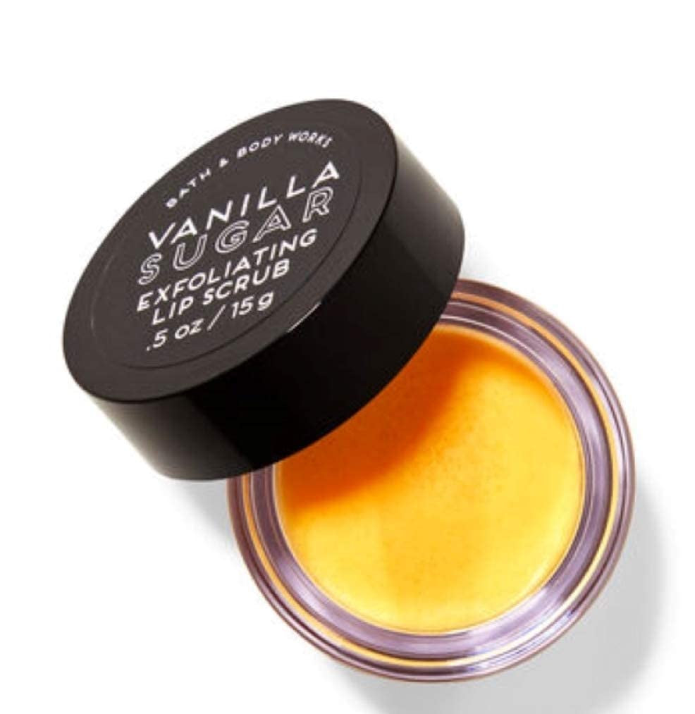 Bath and Body Works Vanilla Sugar Exfoliating Lip Scrub 0.5 Oz / 15 G