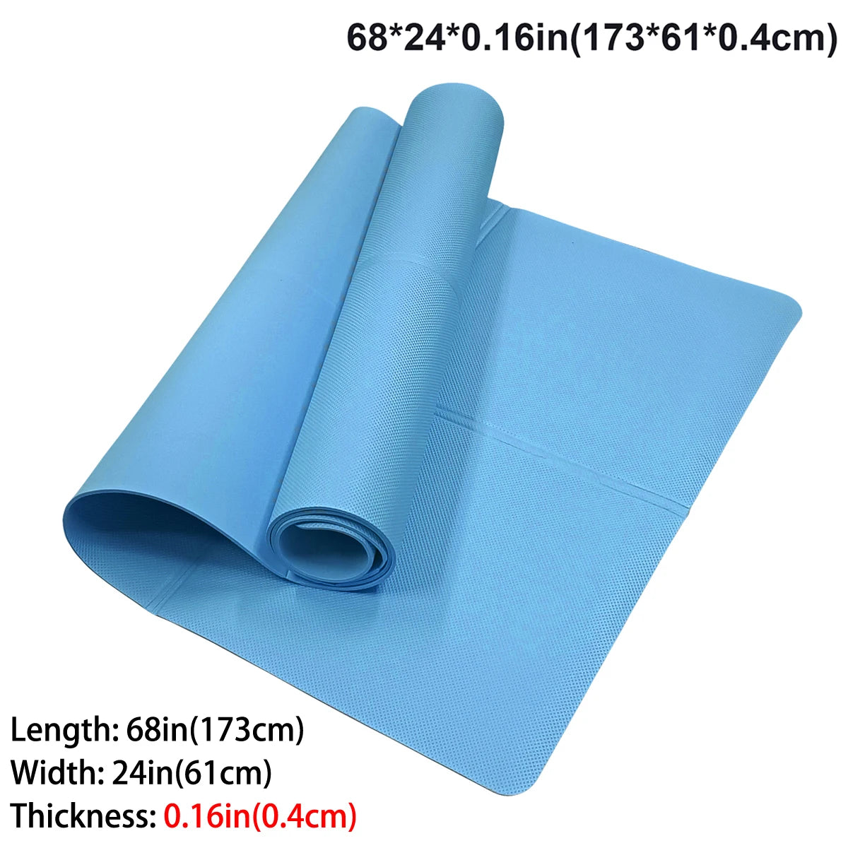 4MM Thick EVA Yoga Mats Anti-Slip Sport Fitness Mat Blanket for Exercise Yoga Pilate Gymnastics Mat Fitness Equipment Floor Work