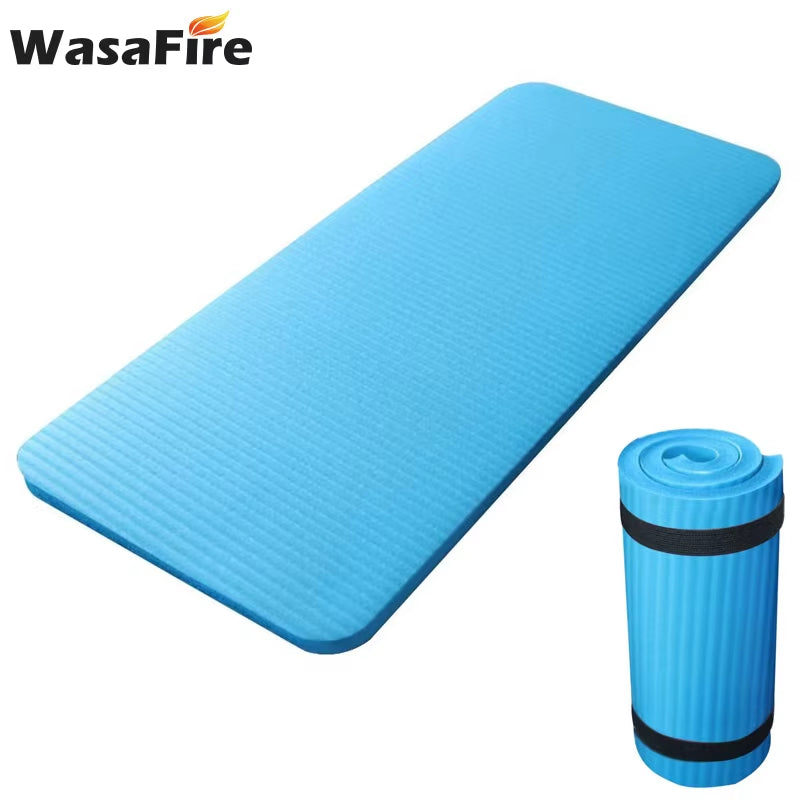 Thick Yoga Mat Yoga Knee Pad Cushion Anti-Skid Sports Fitness EVA Comfort Foam Mat for Exercise Yoga and Pilates Gymnastics Mat