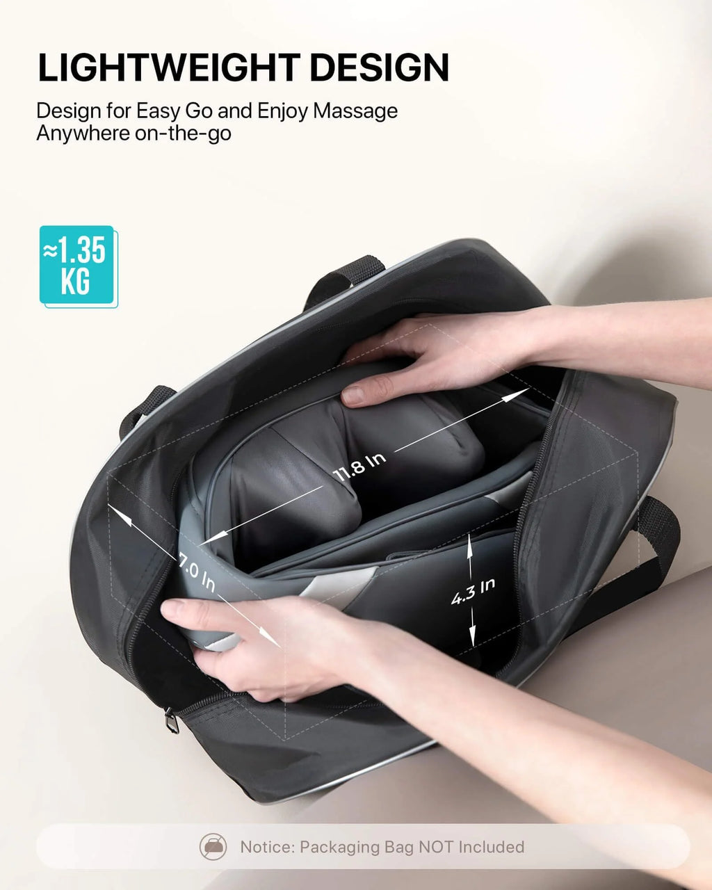 Shiatsu Neck Back Shoulder Massager with Heat, Rechargeable Shiatsu 3D Cordless Neck Heat Massager, Home, Car, and Office Use