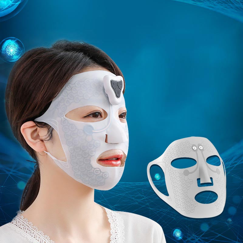 Electric Facial Massage Mask Face Massager Skin Tightening Moisturizes Anti-Wrinkle Reduces Wrinkles Beauty Device Skincare