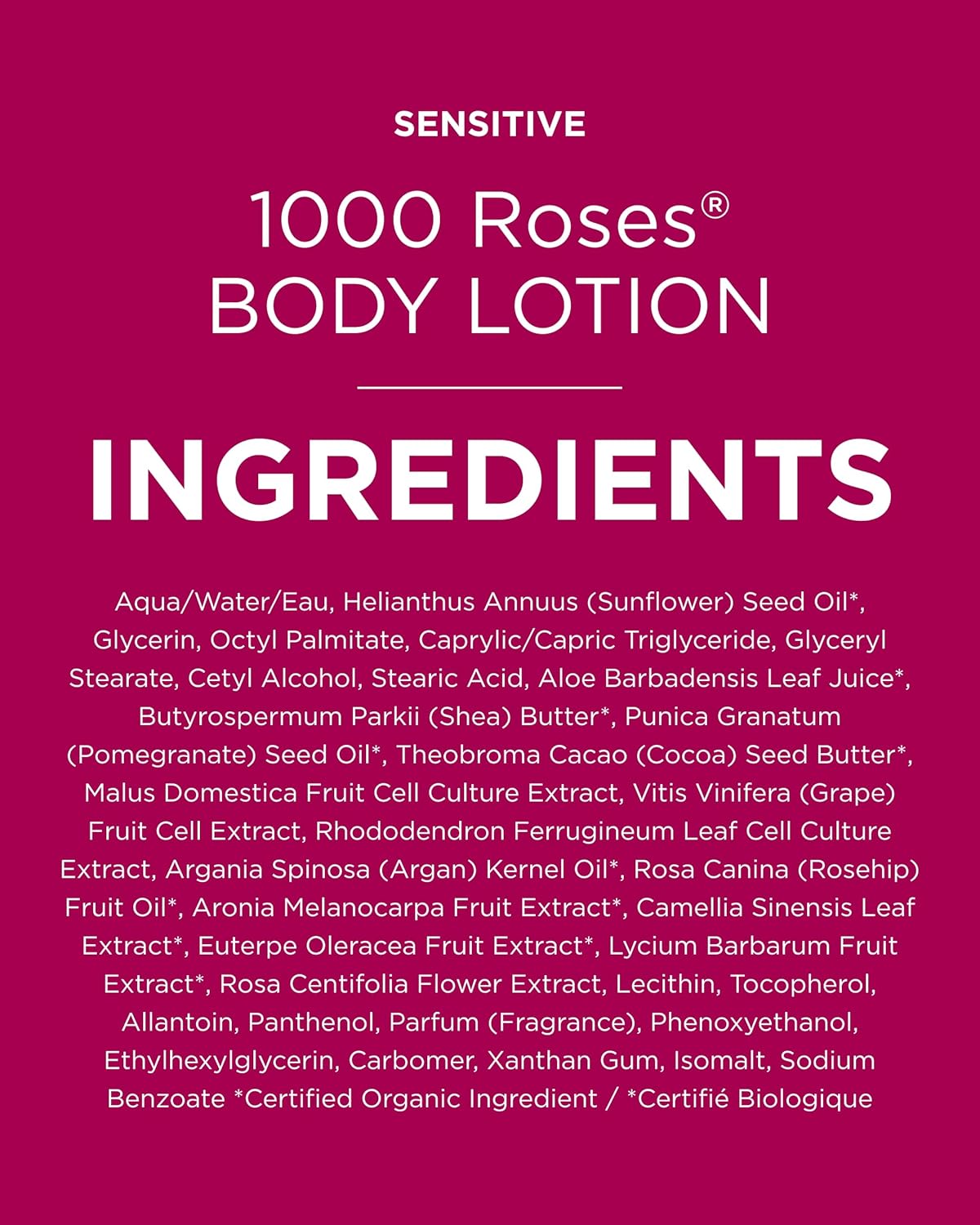 Andalou Naturals 1000 Roses Soothing Body Lotion - Improve Skin Moisture with Shea Butter & Aloe Vera - Hydrating Lotion for Dry or Sensitive Skin - 8 fl oz