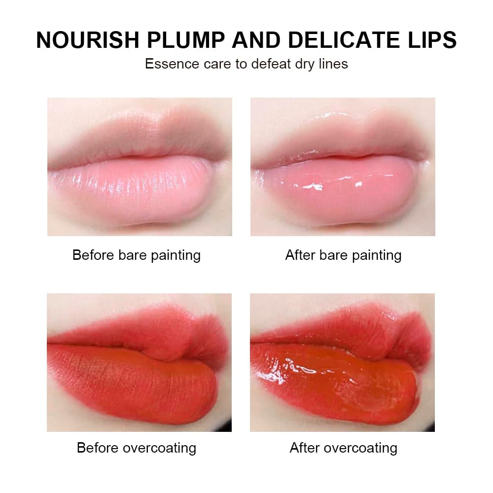 Lip Glowy Balm, Plumping Lip Gloss, Moisturizing Lip Balm, Lip Gloss, Lip Sleeping Mask, Lip Mask, Lip Glow Oil, Long Lasting Repairing Lightening Lip Lines (Grape)