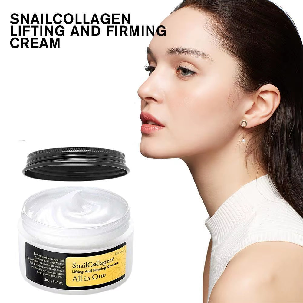 1 Set/1Pcs Snail Collagen Face Cream/Repair Essence Moisturizing Lifting Smoothing Nourishing Cream Korean Cosmetics Skin Care