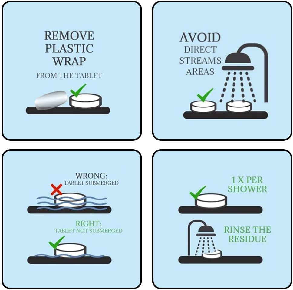 Shower Aromatherapy Steamers -  6 PCS Aromatherapy Shower Steamers Birthday Gifts for Women Shower Bombs Aromatherapy Self Care Nice Gifts for Dad with Essential Oils, Relaxation Home SPA