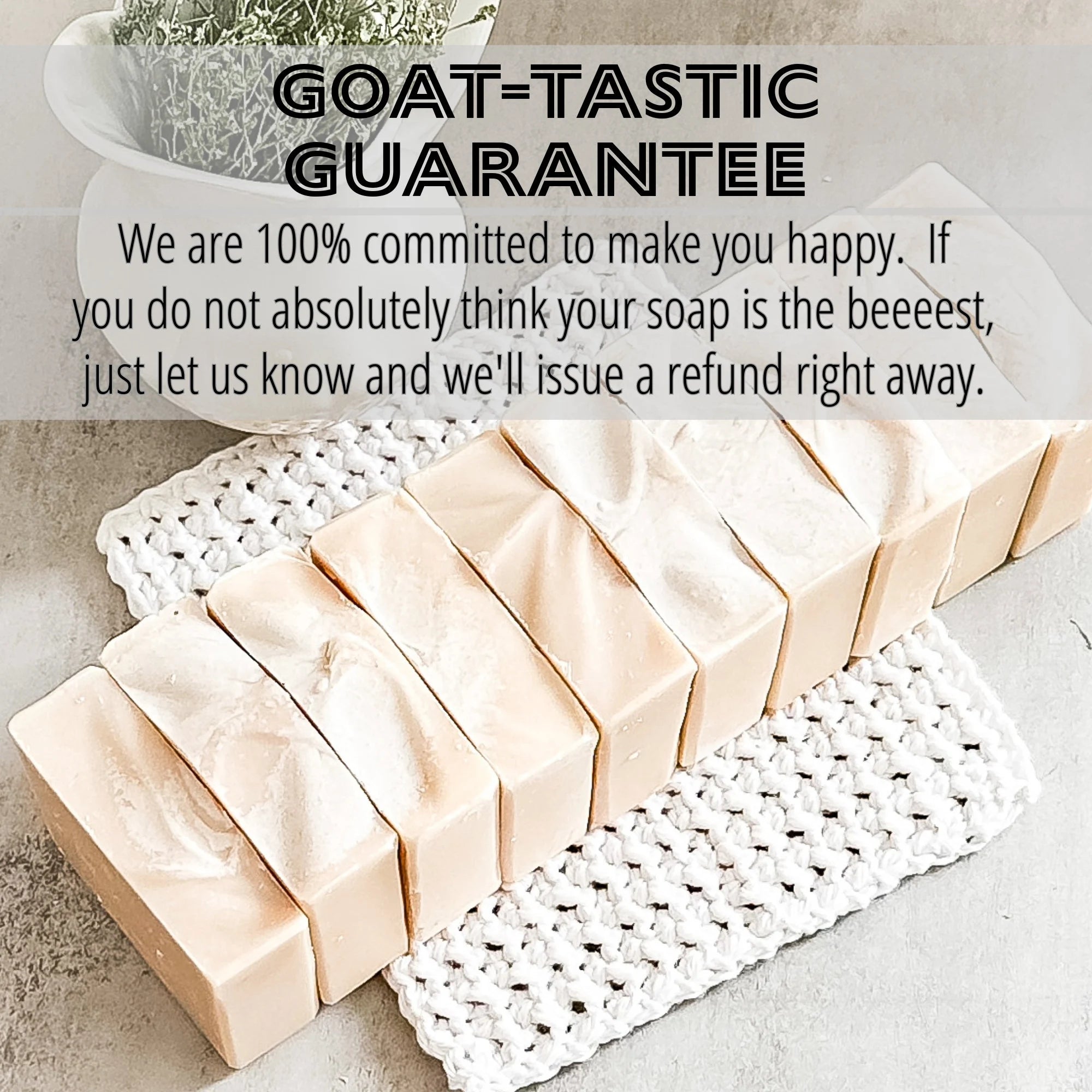 Unscented Goat Milk Soap Handmade Bar Gift for Bathroom Natural Care Shower Soap Fragrance Free Facial Skincare for Women Basket Gift Box