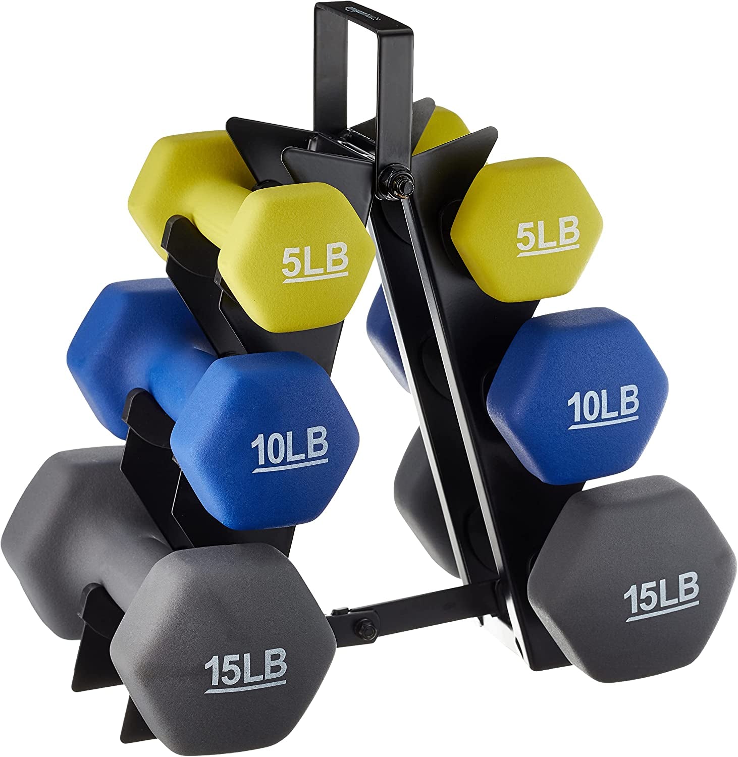 Neoprene Dumbbell Hand Weights for Exercise and Muscle Toning