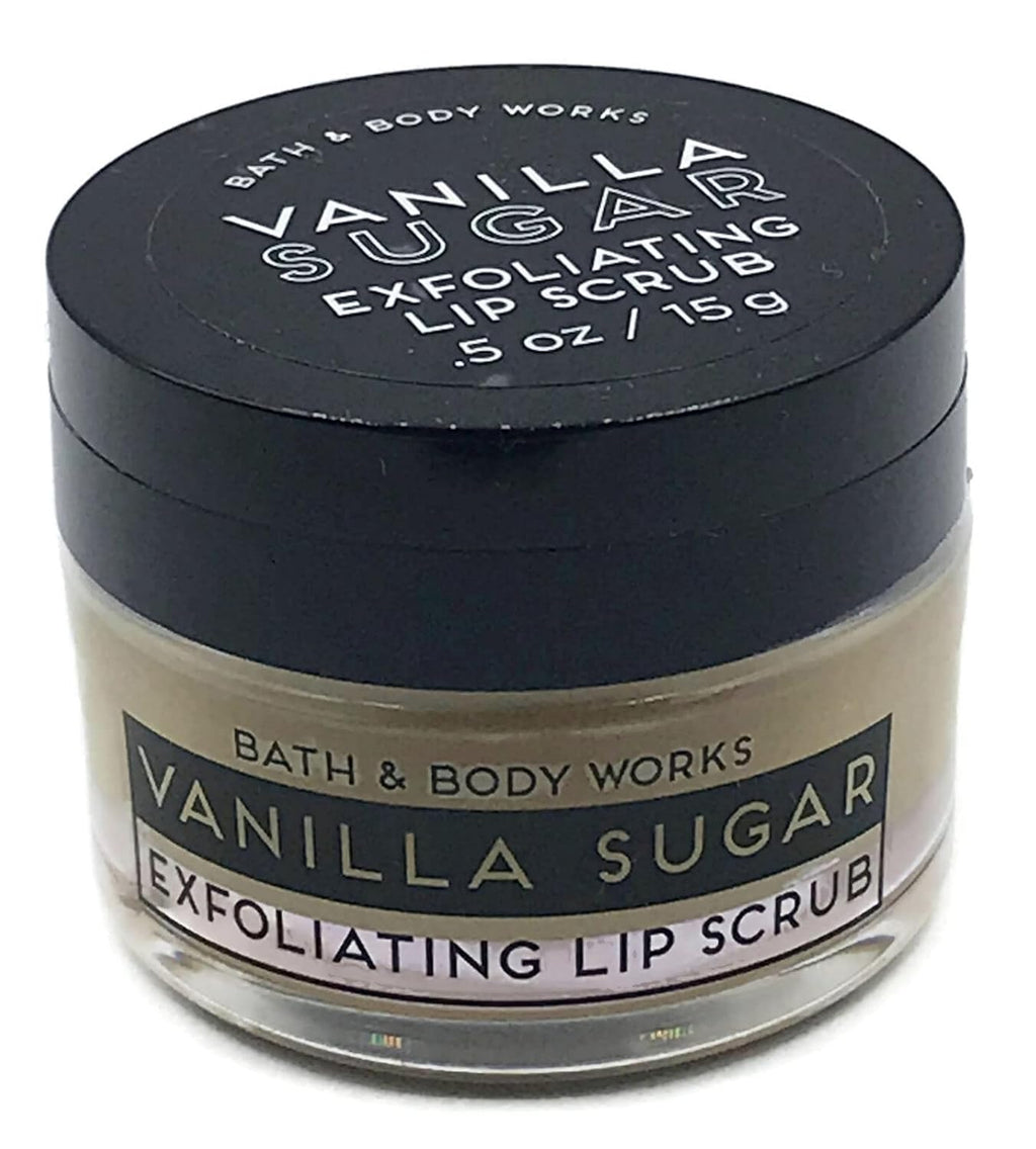 Bath and Body Works Vanilla Sugar Exfoliating Lip Scrub 0.5 Oz / 15 G