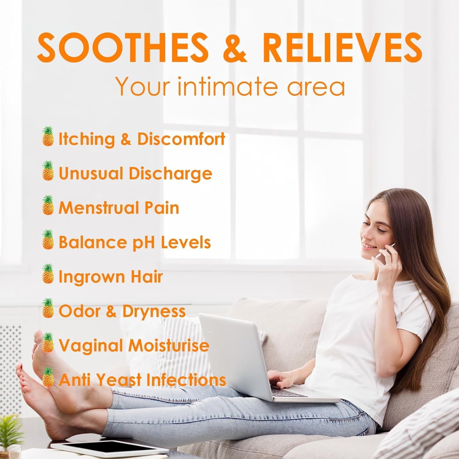 3 Pack Yoni Oil Feminine Oil for Women Ph Balance - Feminine Deodorant - Vaginal