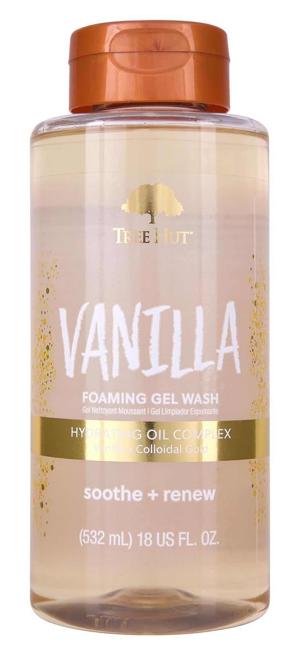 Vanilla Soothing Foaming Gel Body Wash, 18 Fl Oz