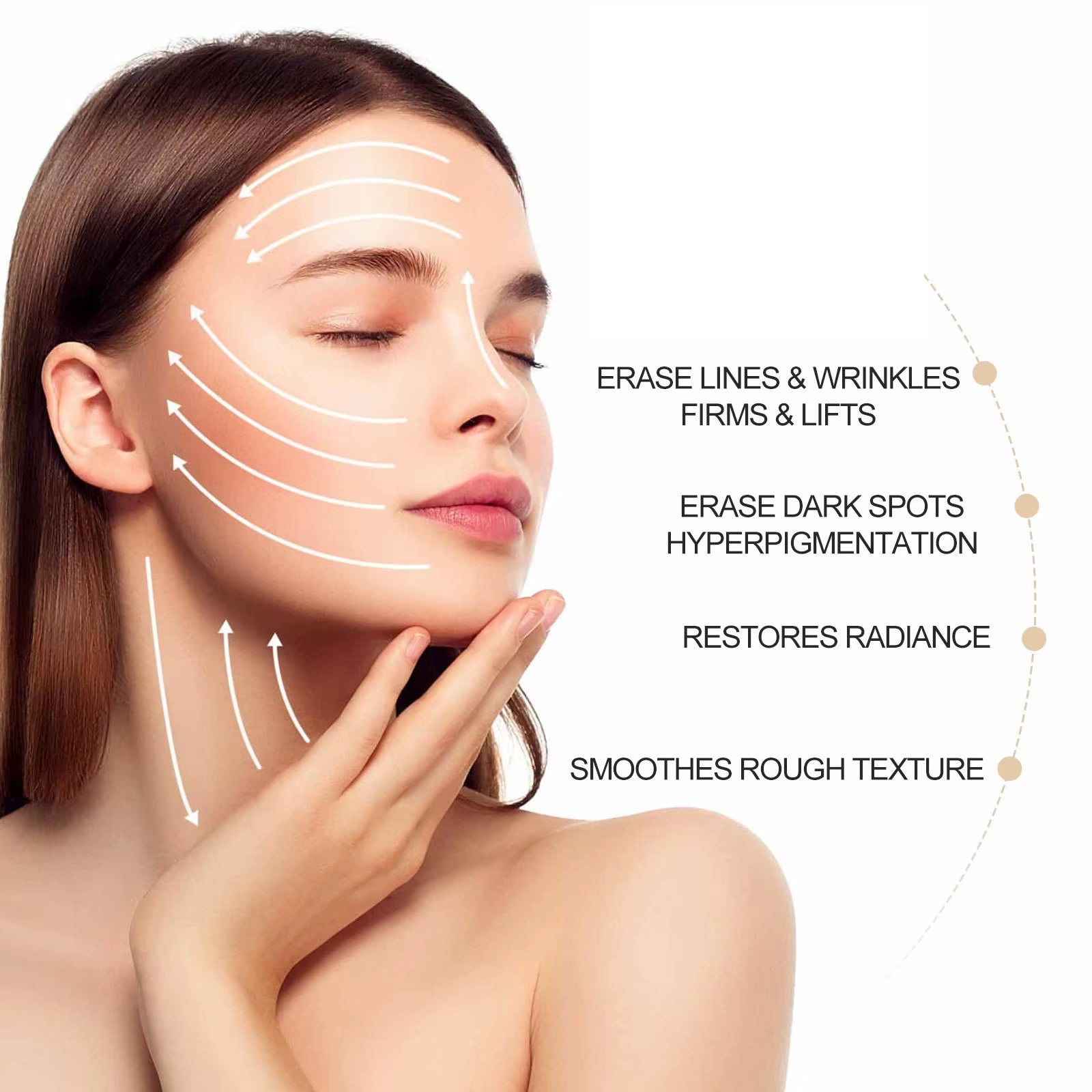 Wrinkle Remover Serum Firming Lifting Fade Fine Lines Repair Dark Circle Anti-Aging Anti-Wrinkle Intensive Skin Care 20Ml