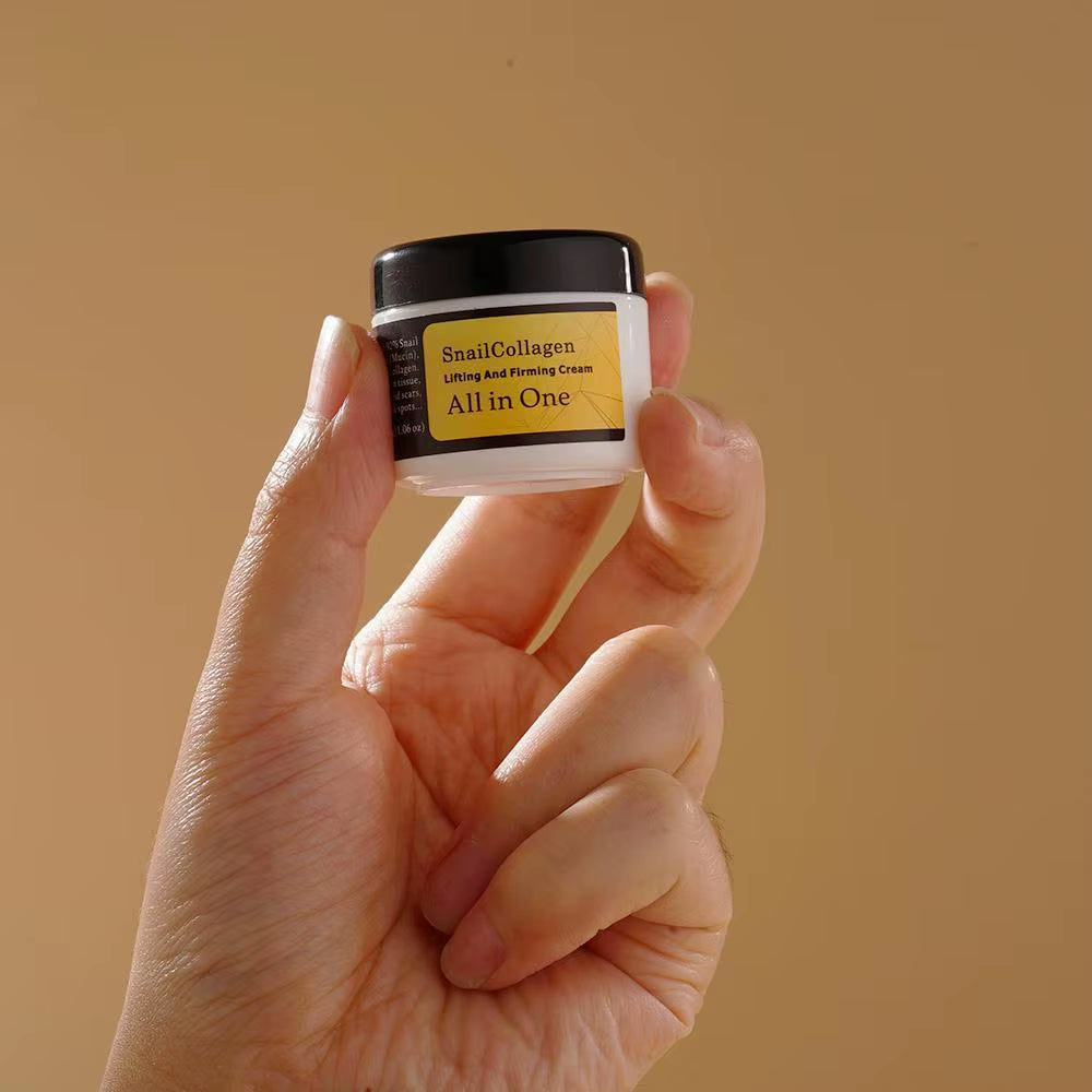 1 Set/1Pcs Snail Collagen Face Cream/Repair Essence Moisturizing Lifting Smoothing Nourishing Cream Korean Cosmetics Skin Care