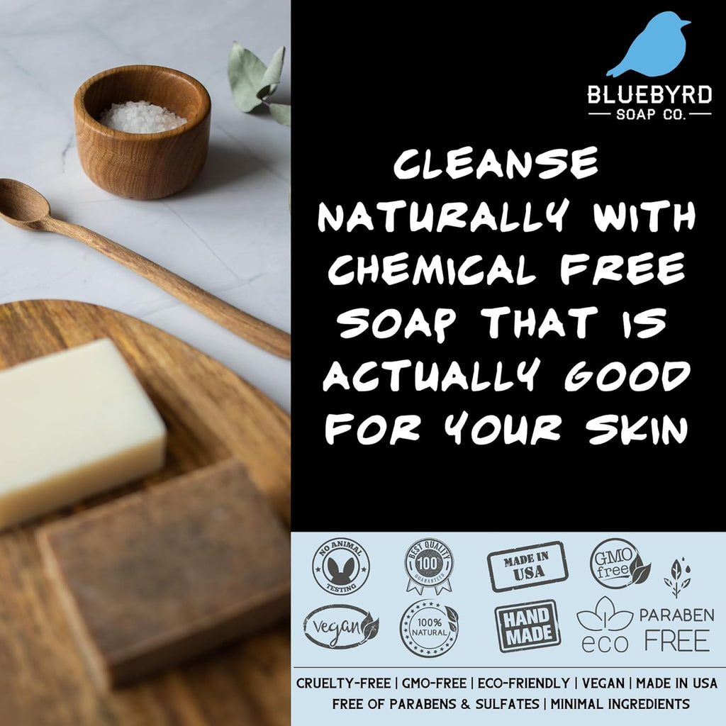 Tobacco Flower Blossom Bar Soap | Natural Organic Soap Ingredients | Vegan, Non-Gmo, Chemical Free Calendula Soap | Gentle Cleansing for Sensitive Skin (Blossom)