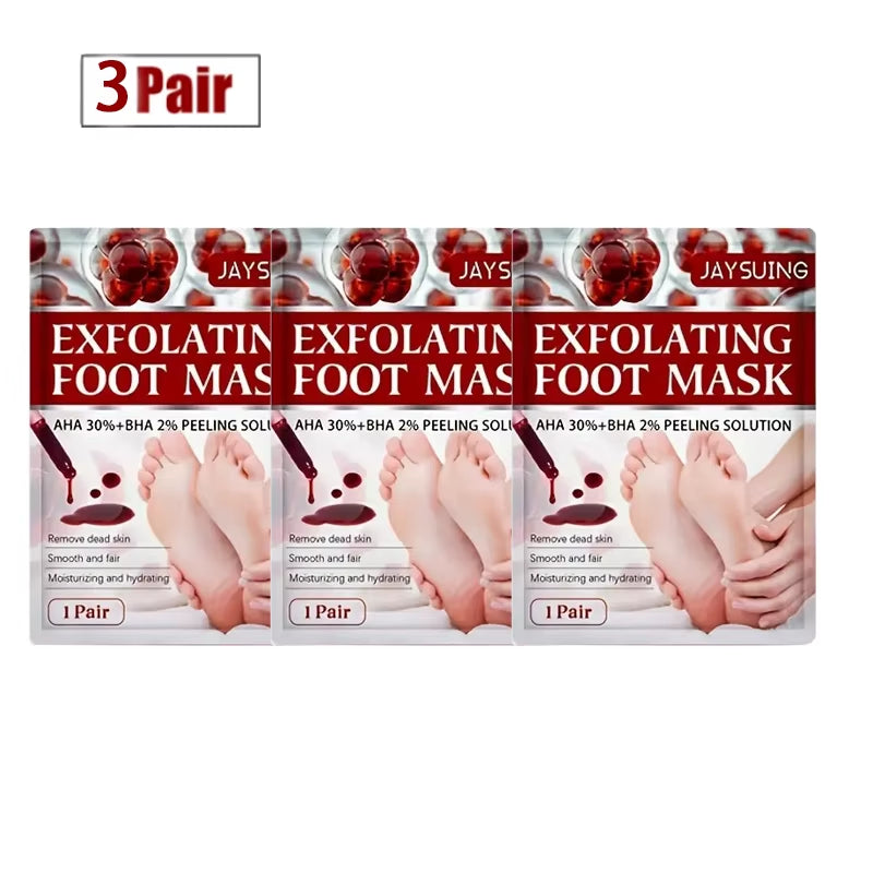 Exfoliating Foot Mask Spa Socks Feet Peeling Mask Remove Dry Dead Cracked Moisturizing Foot Mask Improve Rough Foot Care Tools