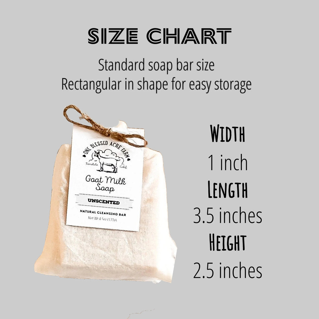 Unscented Goat Milk Soap Handmade Bar Gift for Bathroom Natural Care Shower Soap Fragrance Free Facial Skincare for Women Basket Gift Box