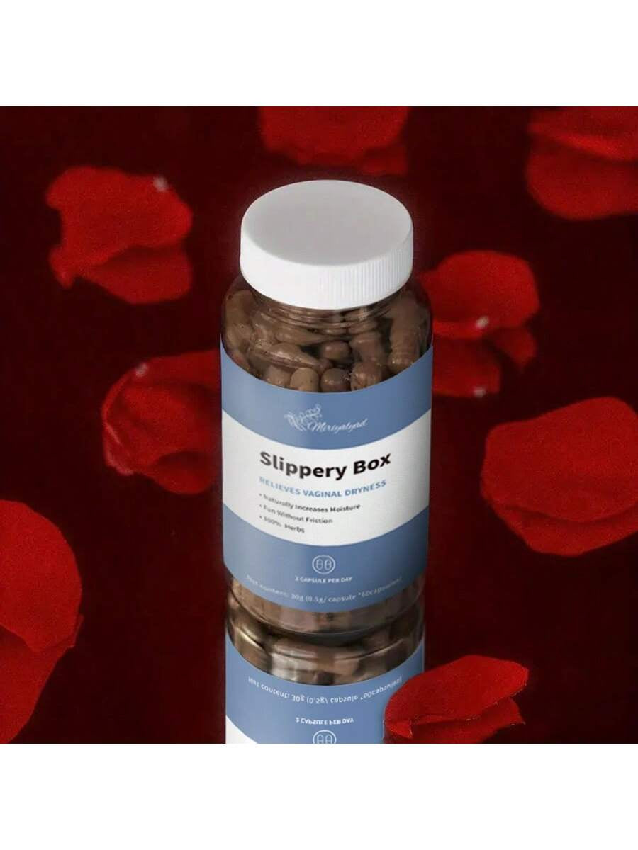 Miriyalyad Slippery Box - for Natural Moisture Support, Feminine Care for Health | Feminine Care for Women, 60 Fast-Acting Capsules