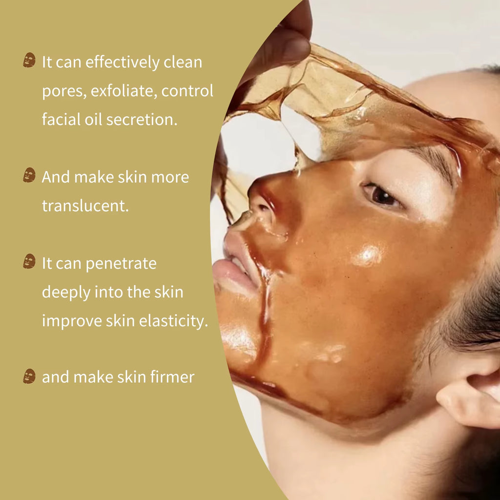 120G Ginseng Facial Peel-Off Mask Peeling Mask Deep Cleansing Shrink Pores Moisturizing Oil Control Firming Skin Care Mask