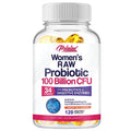 Raw Probiotics for Women - 100 Billion CFU, with Prebiotics,Digestive Enzymes - Promotes Digestion and Gut Health - 120 Capsules