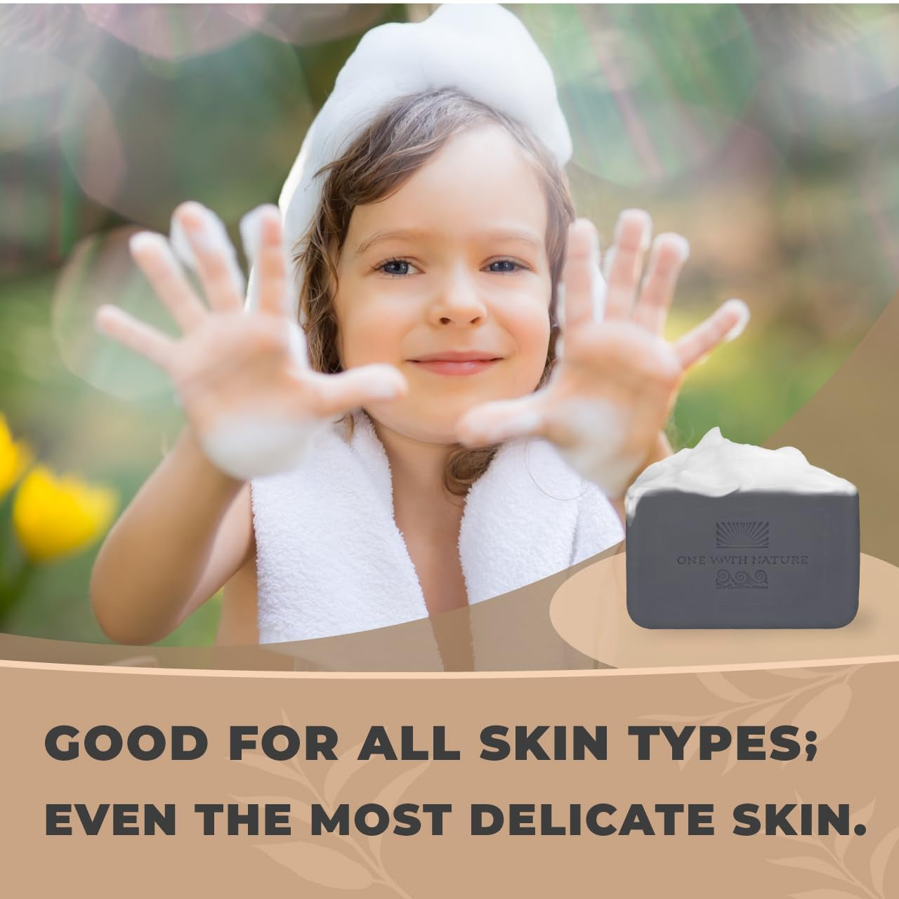 Activated Charcoal Soap 4Oz 6-Pack Gift Box – Detoxifying and Exfoliating Charcoal Soap Bar with Dead Sea Salt for Face & Body, for Men & Women