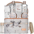 Birthday Gifts for Mom, Daughter Self Care Gifts for Women, Luxe 16Pc Rose Bath and Body Home Spa Set, Relaxation Bath Gift Basket for Birthday Pampering with Perfumes, Acne Kit, Lotions & More