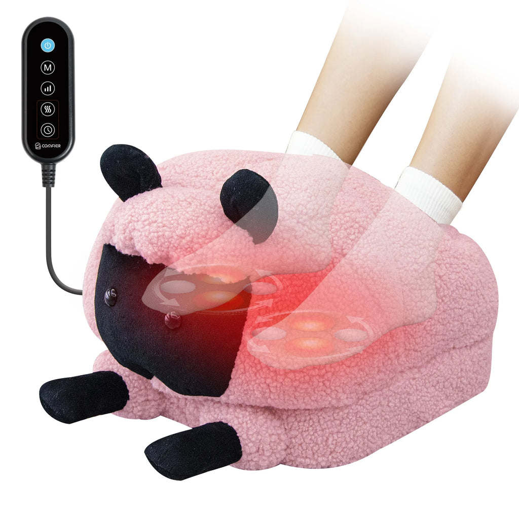 Shiatsu Foot Massager with Heat, Animal Foot Warmer for Tired Blood Circulation, Gifts