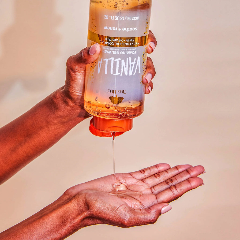 Vanilla Soothing Foaming Gel Body Wash, 18 Fl Oz